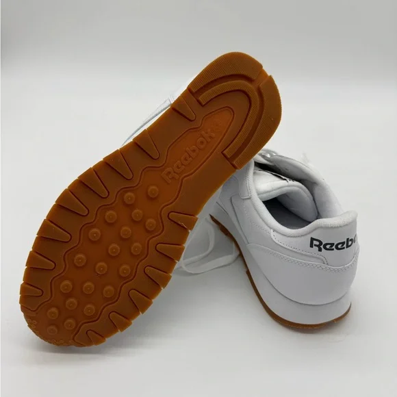 Reebok Men's White/Gum Sole Sneakers - Picture 4 of 6
